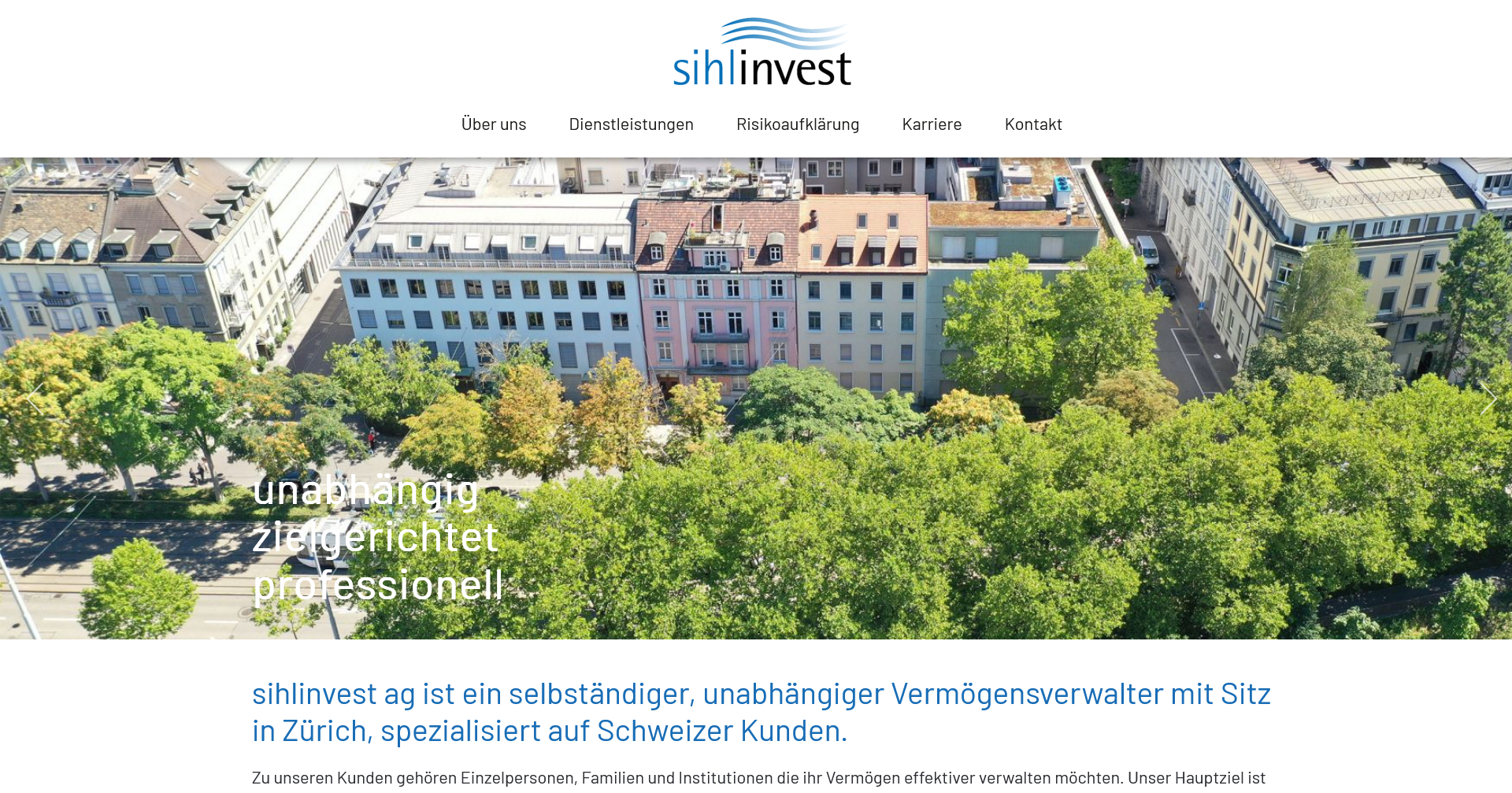 Website Vermögensverwalter