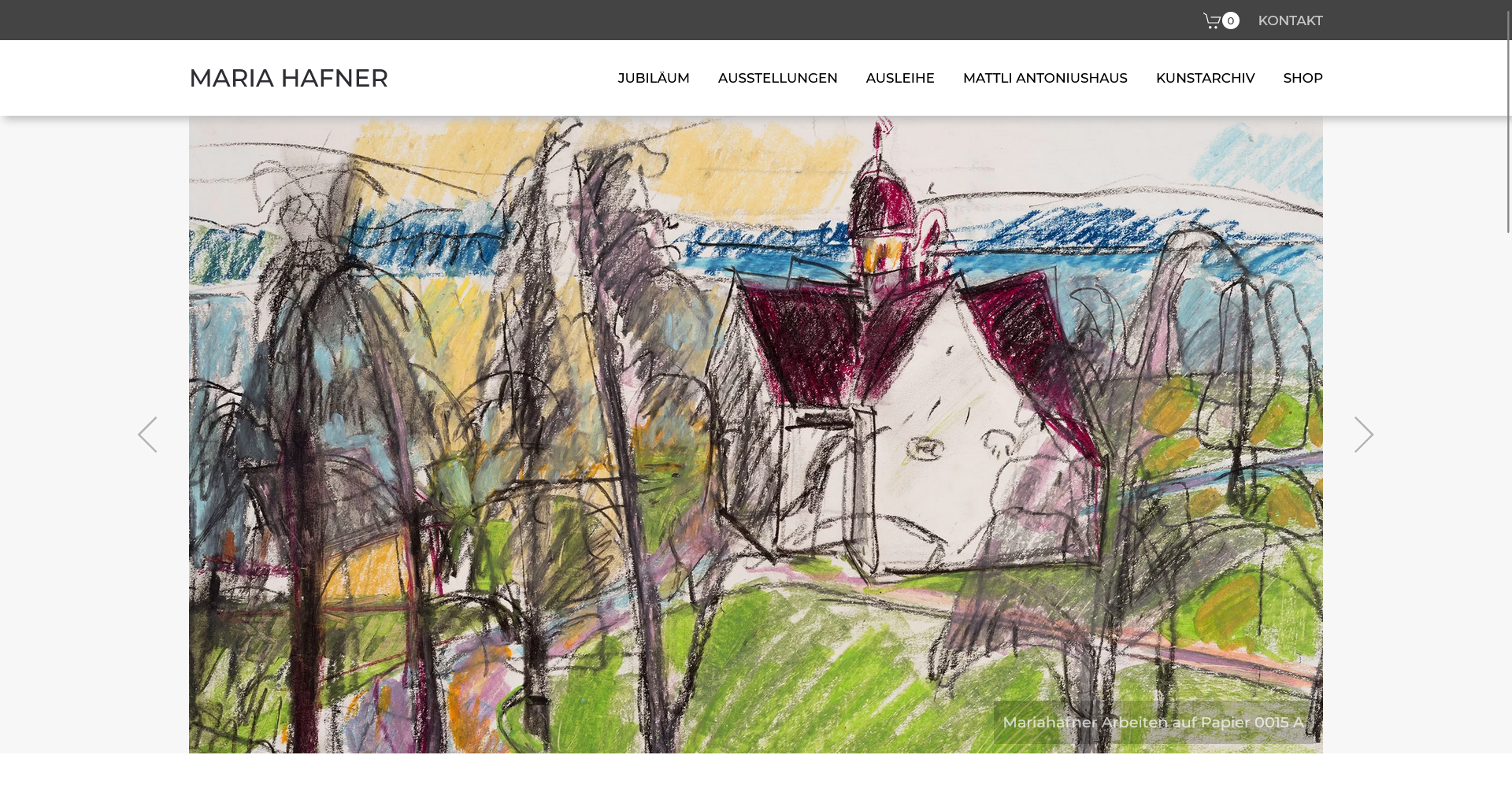 Website für Kunstsammlung