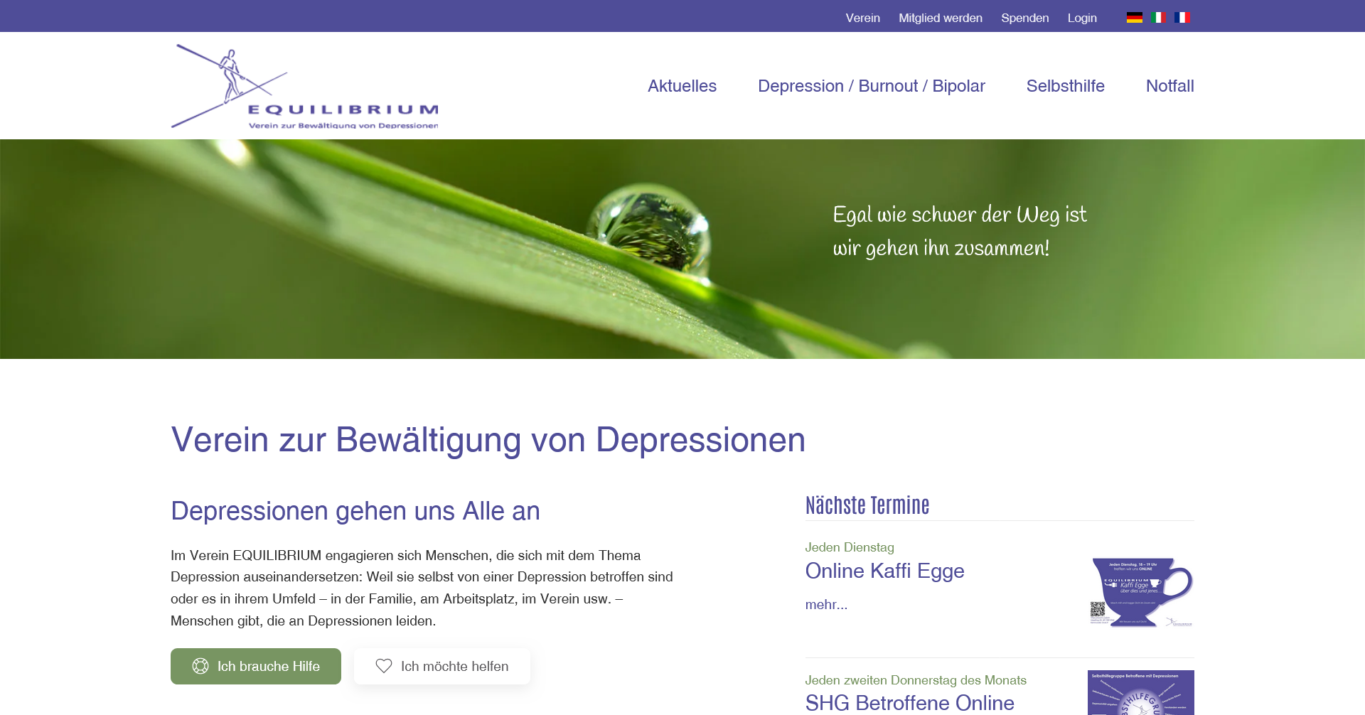 Verein zur Bewältigung von Depressionen