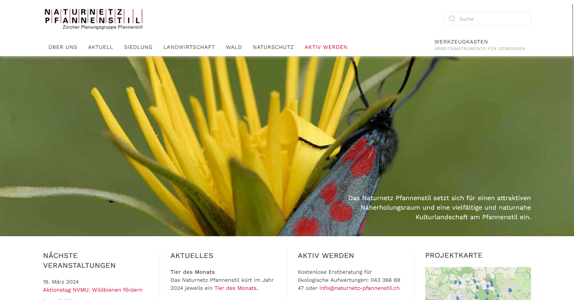 Website Referenz Naturnetz Pfannenstil