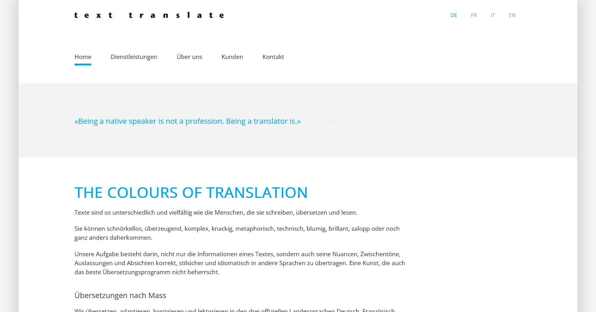 Mehrsprachige Joomla Website