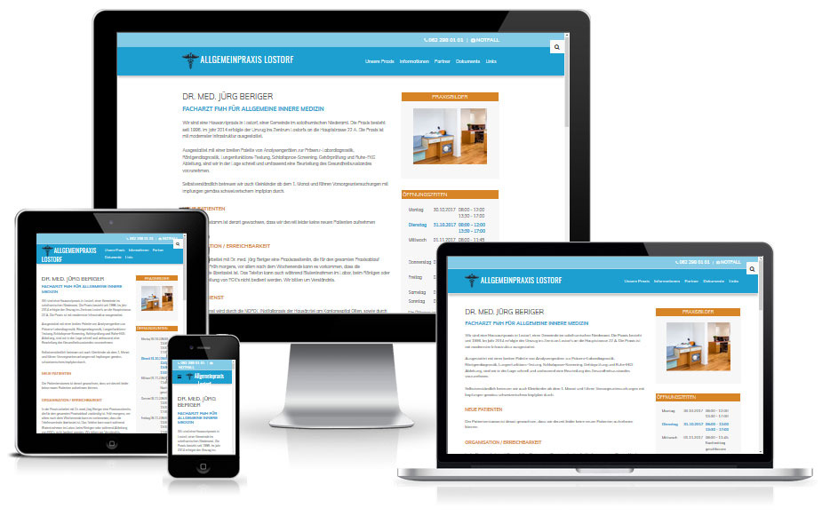 Website Referenz - Arztpraxis