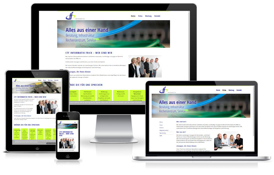 Webdesign Referenz - Informatik