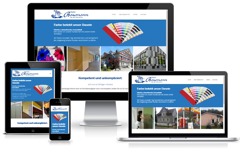 Website Referenz - Malergeschäft