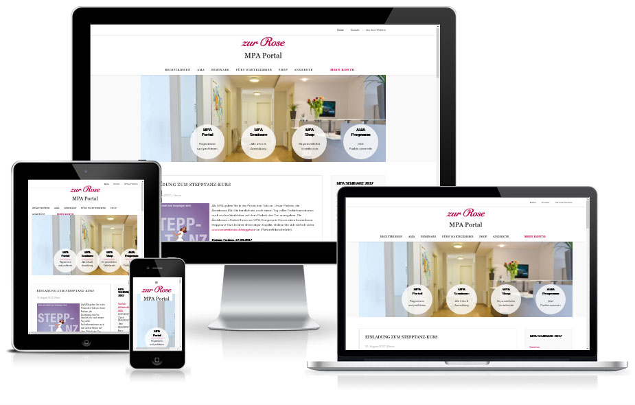 Webdesign Referenz - MPA Portal